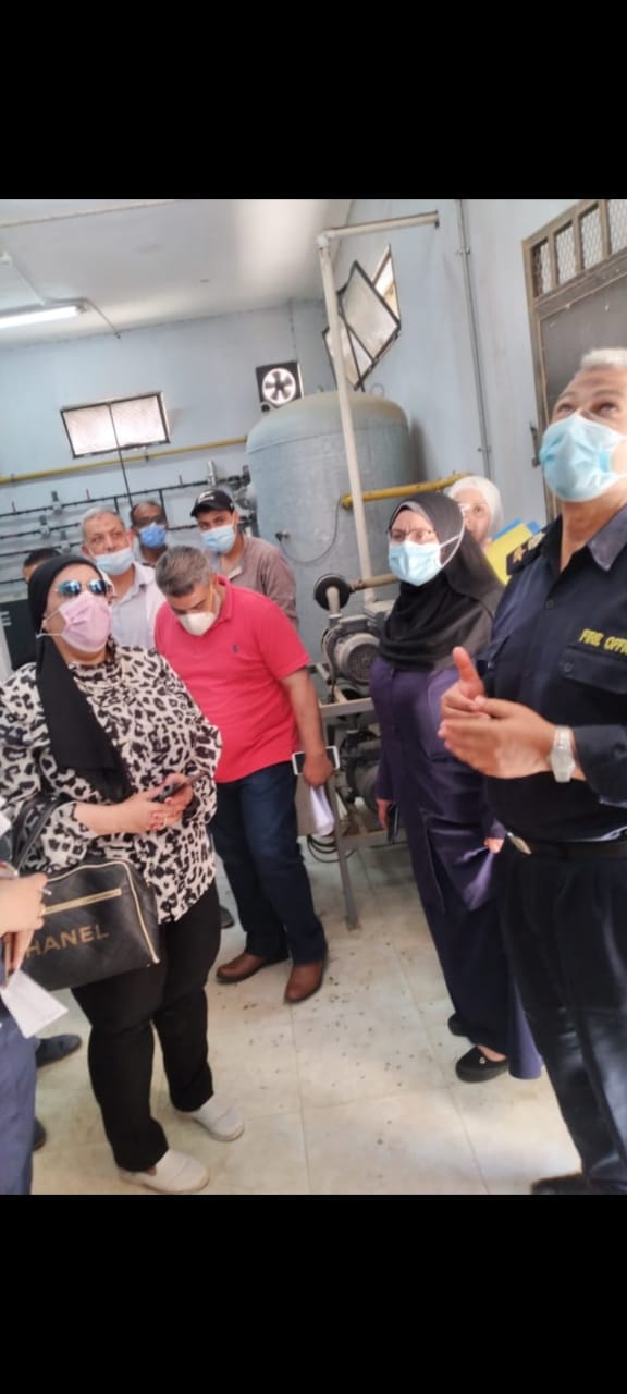 تقييم شبكات الغازات الطبيةوتانكات الاكسجين فى 14 مستشفى بالمنوفية .. بالصور 