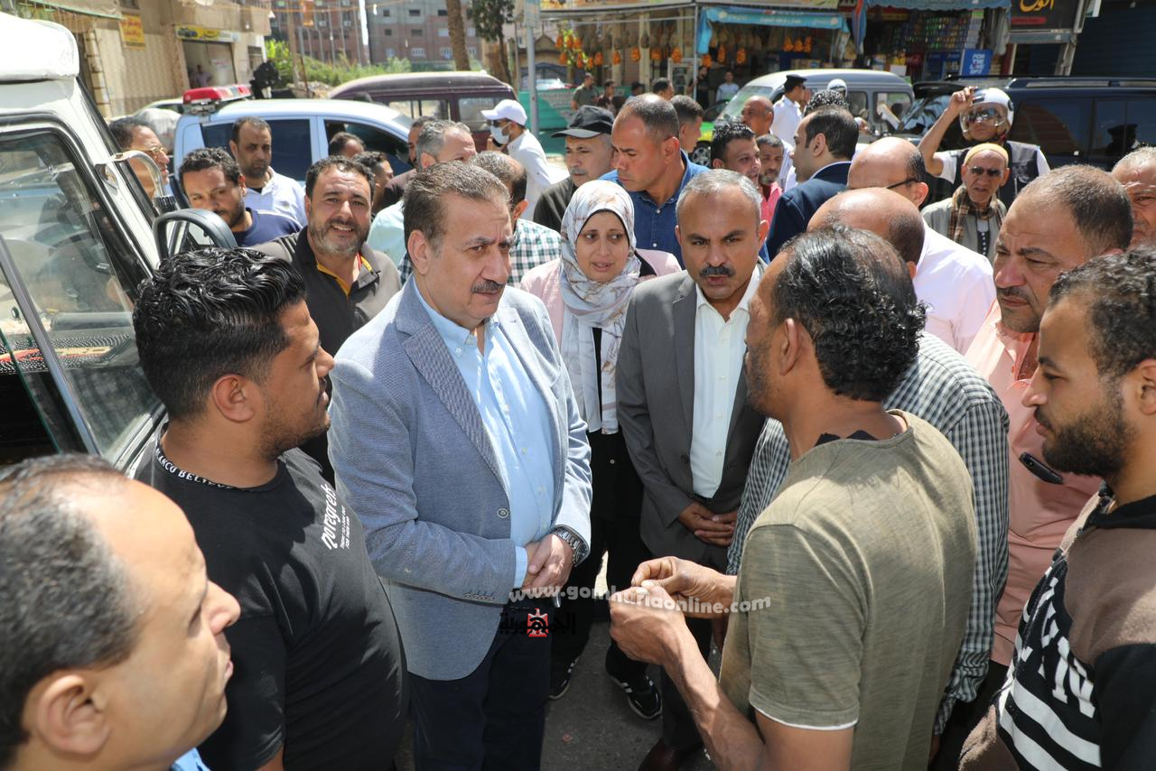 محافظ المنوفية يتفقد المواقف للتأكد من الالتزام بالتعريفة الجديدة
