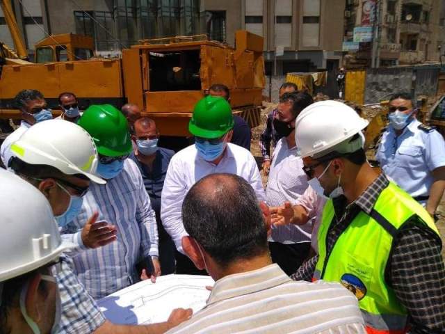 جولة محافظ الشرقية داخل نفق عرابى ومحطة السكة الحديد بالزقازيق.. صور