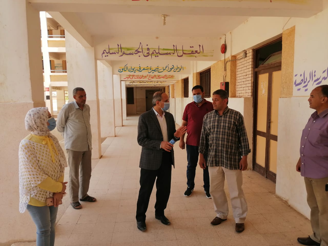 وكيل تعليم الفيوم يتابع تجهيز لجان الثانوية العامة بمركز طامية