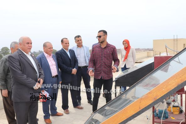 كشك يشيد بمشروعات الطلاب بجامعة الدلتا التكنولوجية