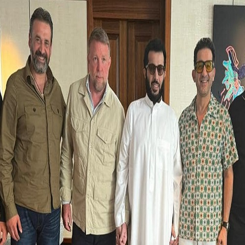 تركي آل الشيخ وأحمد حلمي وكريم عبدالعزيز 