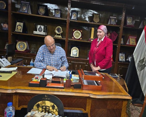 المهندس ايمن عطية  محافظ القليوبية