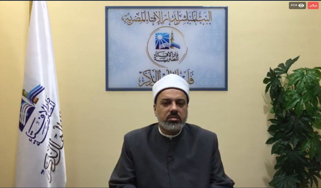 الدكتور احمد ممدوح مدير إدارة الأبحاث الشرعية وأمين الفتوى بدار الإفتاء المصرية