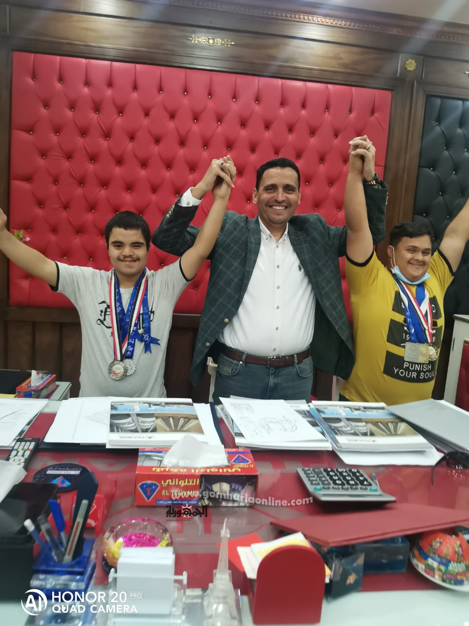 المهندس اسلام التلواني يكرم أصحاب الهمم والحاصلين على البطولات الرياضية الفردية 