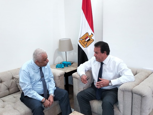 الدكتور خالد عبدالغفار والدكتور طارق شوقى
