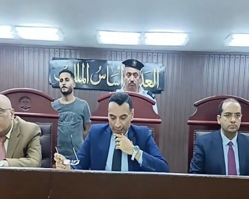 محكمة جنايات شبرا الخيمة  المستشار ايمن فؤاد فهمي 