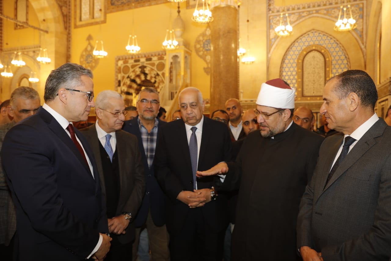  وزير السياحة والآثار يتفقد أعمال ترميم جامع الفتح الملكي بتكلفة ١٦ مليون جنيه
