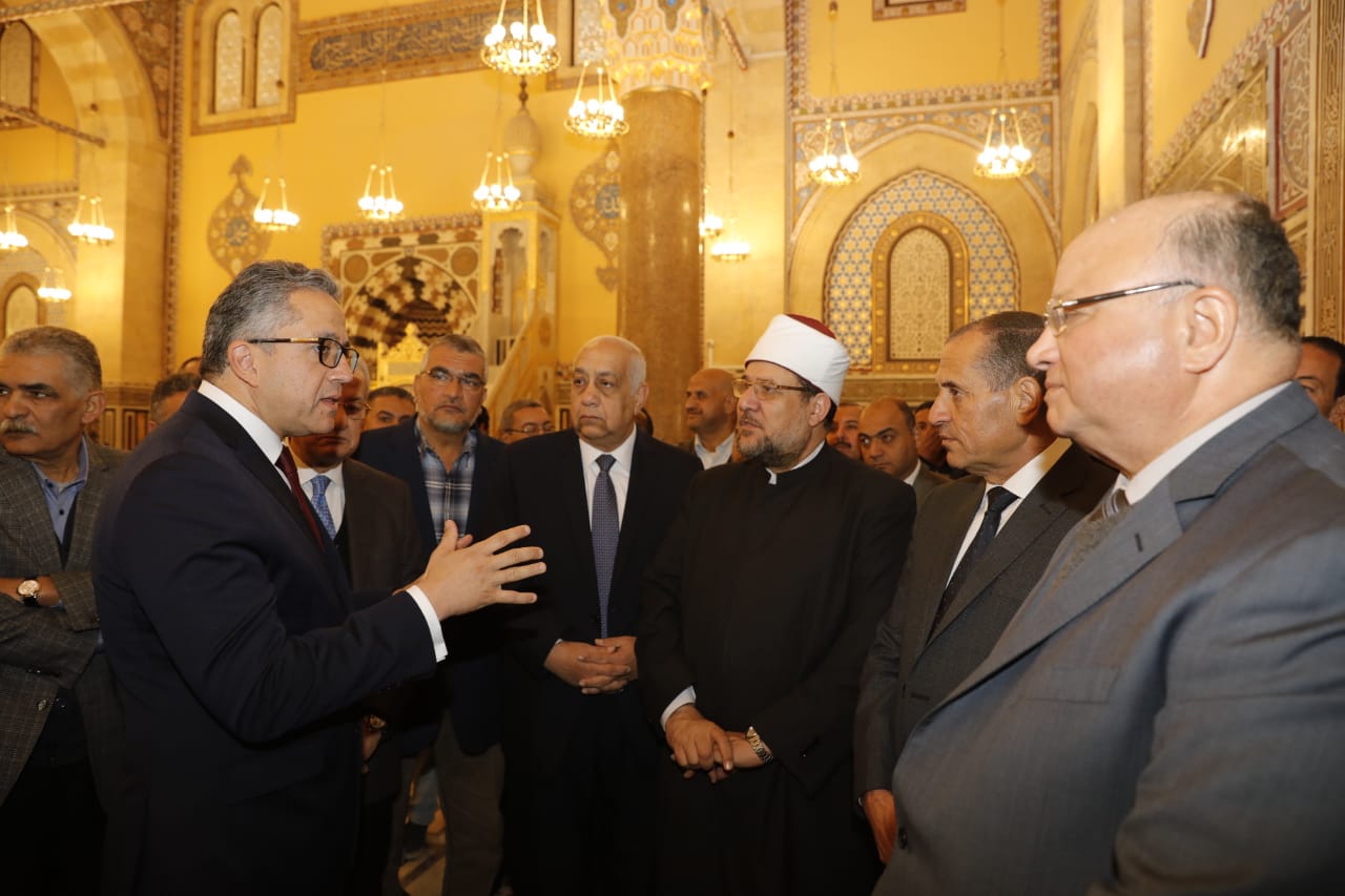  وزير السياحة والآثار يتفقد أعمال ترميم جامع الفتح الملكي بتكلفة ١٦ مليون جنيه