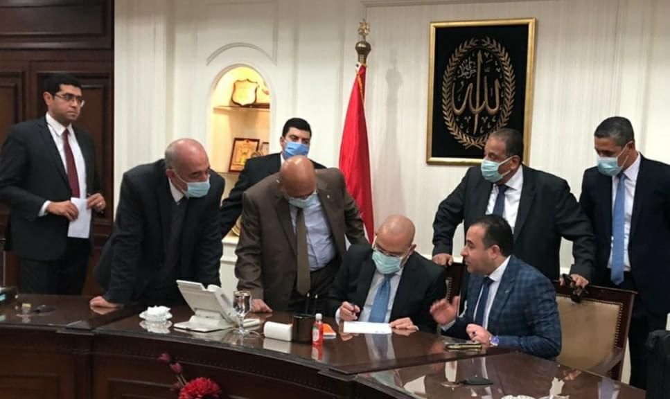 بدوي والجزار يتفقا على توصيل الصرف الصحى للقري التي لم يصلها الخدمة بمركزي طوخ وقها