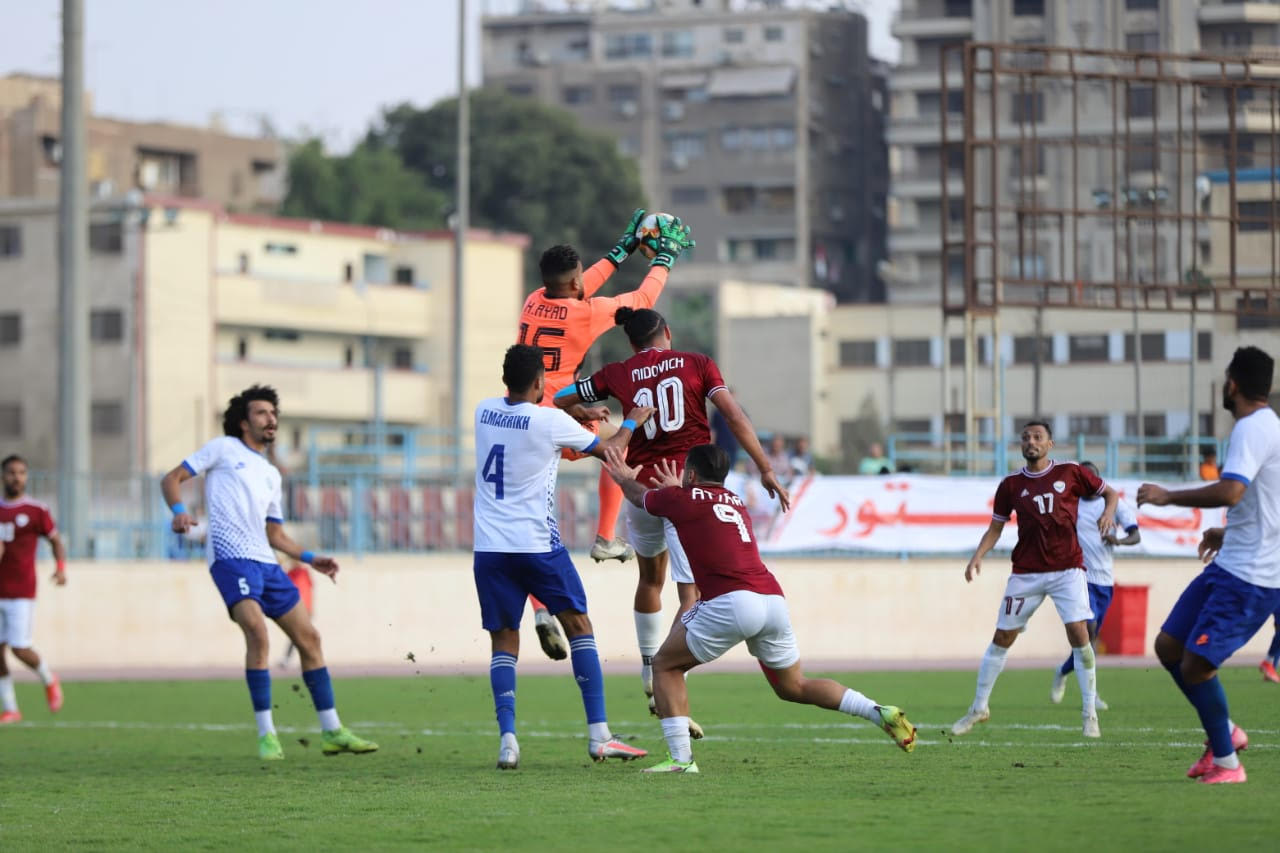 لقطة من مباراة النصر والمريخ