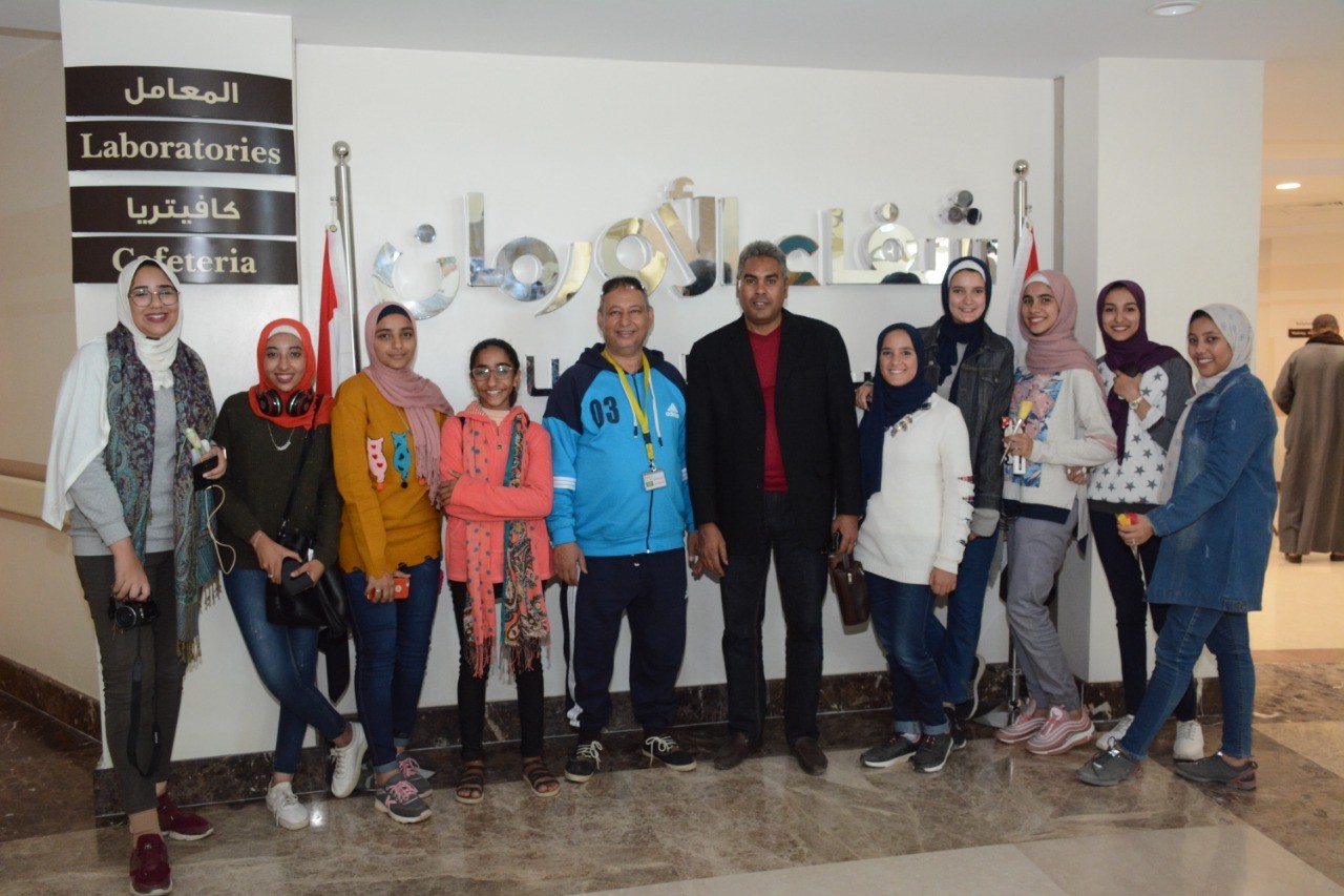 وفد من  مطروح  فى زيارة معرض السلاح الدولى  إيديكس 2018