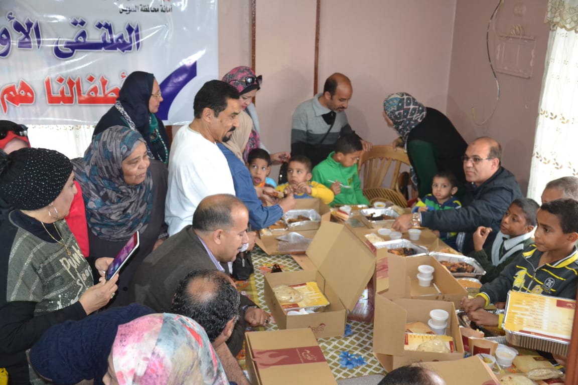   مستقبل وطن بالسويس  يدعم  دار الرحمة للأيتام 