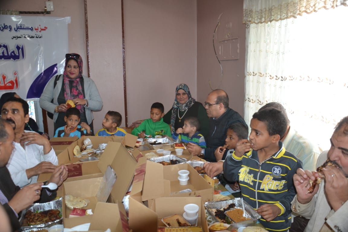   مستقبل وطن بالسويس  يدعم  دار الرحمة للأيتام 