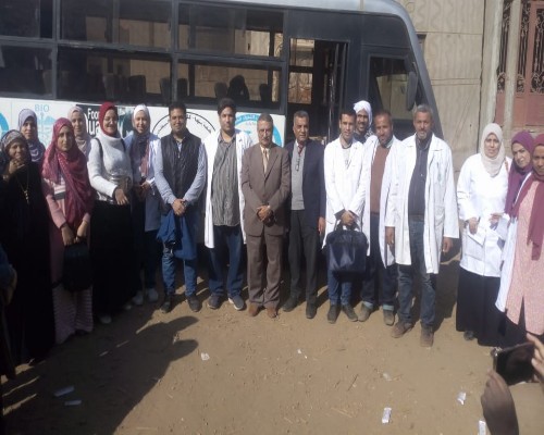 جامعة بنها تنظم قوافل طبية وبيطرية وزراعية بقرية العمار الكبري 