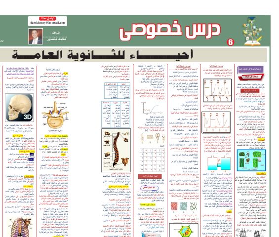 مراجعة احياء ثانوية عامة