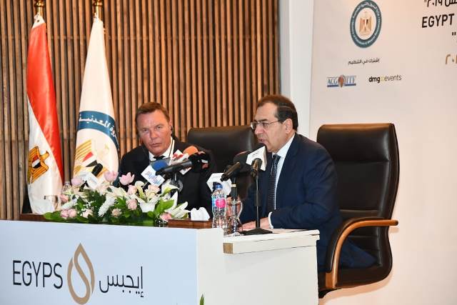 وزير البترول خلال مؤتمر صحفى عن إيجبس 2019