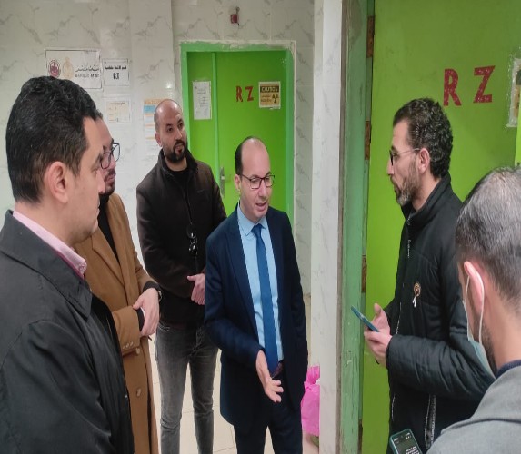 الجزار يوجه بسرعة الانتهاء من الأعمال الإنشائية لعناية الأطفال بحميات بنها 