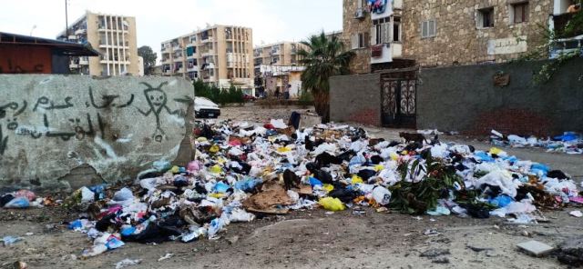 مقالب القمامة عنوان رئيسي لحي ثالث بالاسماعيلية 