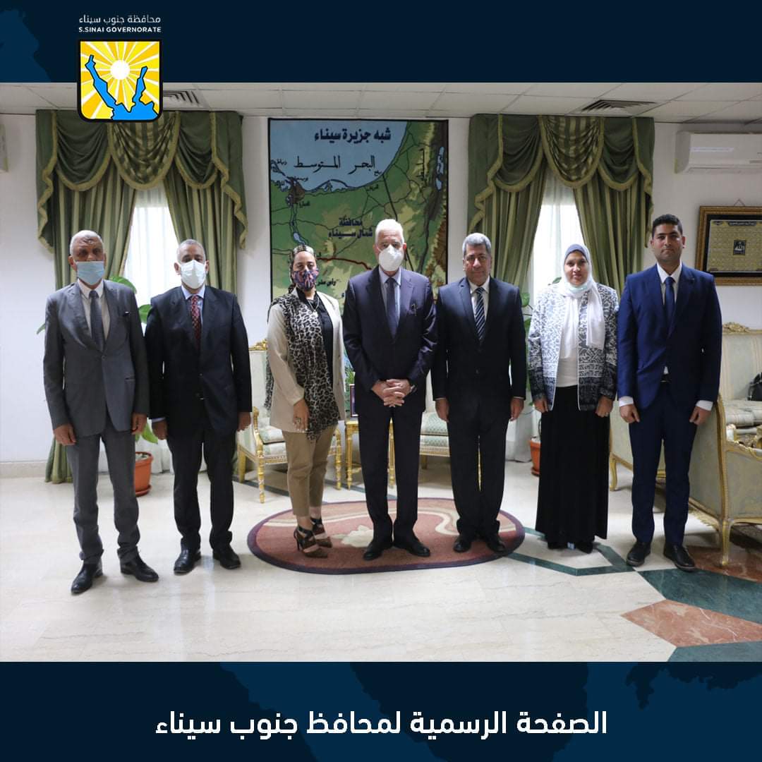 محافظ جنوب سيناء نتعاون مع مركز المعلومات ودعم اتخاذ القرار في المجالات التكنولوجية الرقمية 