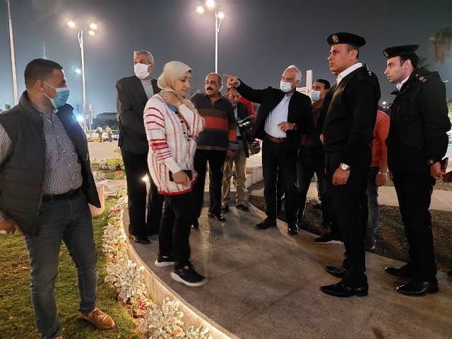 بالصور.. محافظ الجيزة يتفقد أعمال تطوير شوارع التحرير ومراد وميدان الجلاء