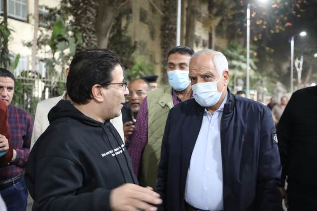 بالصور.. محافظ الجيزة يتفقد أعمال تطوير شوارع التحرير ومراد وميدان الجلاء