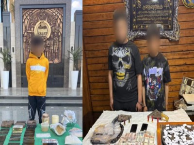 ضبط 3 أشخاص بحوزتهم 8 كيلو حشيش مخدر بشبرا الخيمة