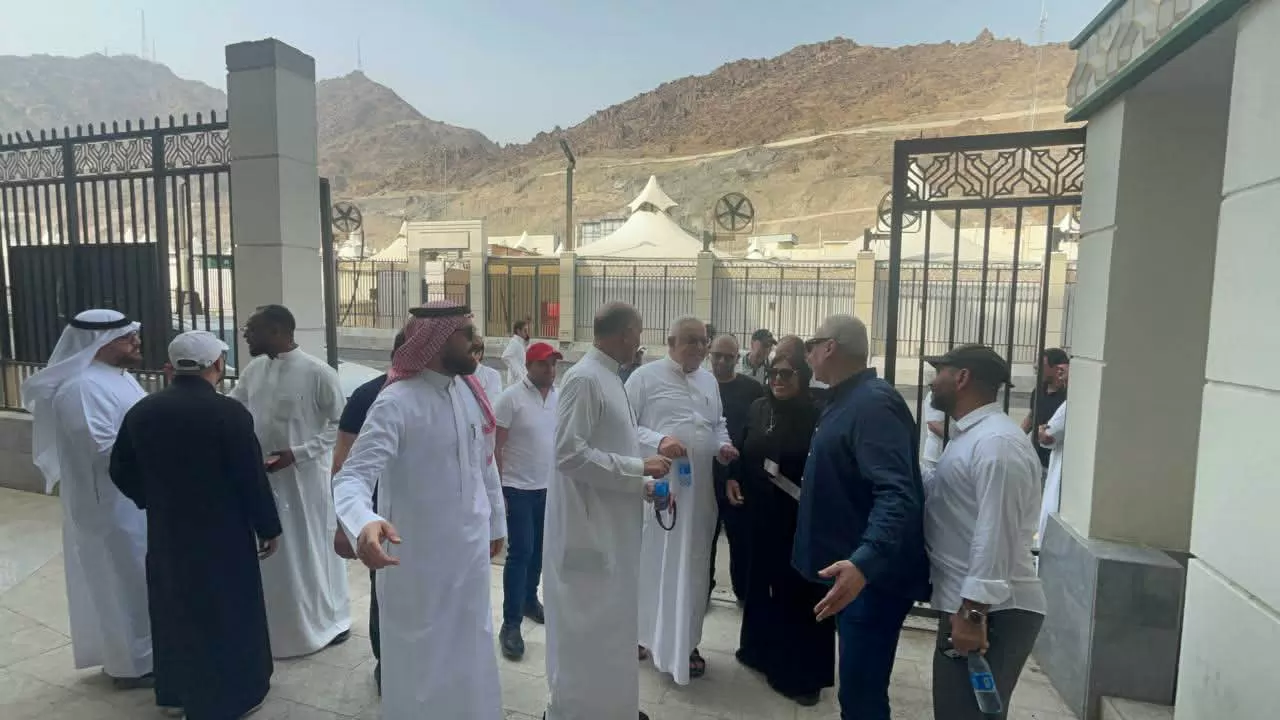 لأول مرة .. بعثة السياحة تقوم بجولة بالمخيمات في المشاعر المقدسة قبل أسابيع من الحج 