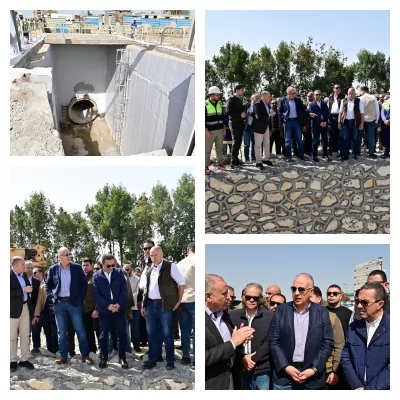 وزير الري يتفقد المنظومة المائية بالمنوفية 