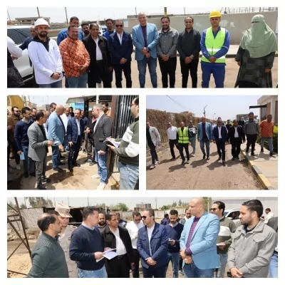 جولة محافظ المنوفية في أشمون اليوم