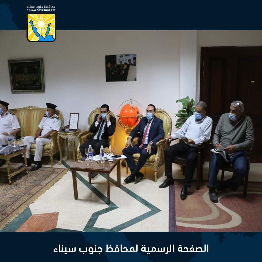 فودة يعقد إجتماعاً أمنياً موسعاً لبحث استعدادات عودة السياحة الروسية الي شرم الشيخ واستعدادات عيد الفطر المبارك