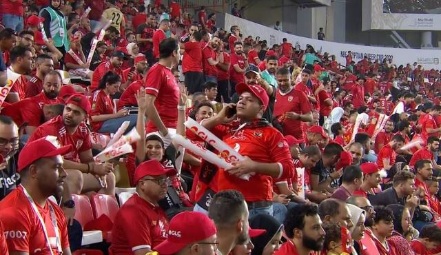 جماهبر الأهلي تهُز استاد  محمد بن زايد 