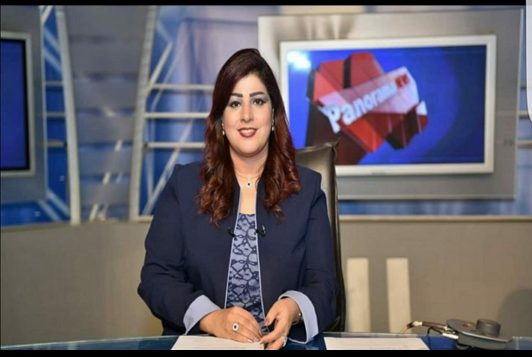 تغريد حسين رئيس قناه النيل الدوليه 
