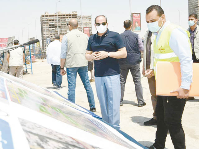 رفع كفاءة الطريق الدائري حول القاهرة الكبري