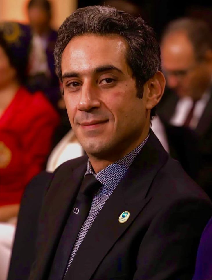 النائب ايمن محمد حامد شريف عضو مجلس الشيوخ والأمين المساعد للتنظيم بحزب مستقبل وطن  