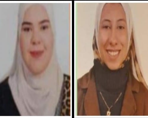 الطالبتان آية ومريم أوائل الدبلوم الزراعى نظام الخمس سنوات لعام ٢٠٢٣