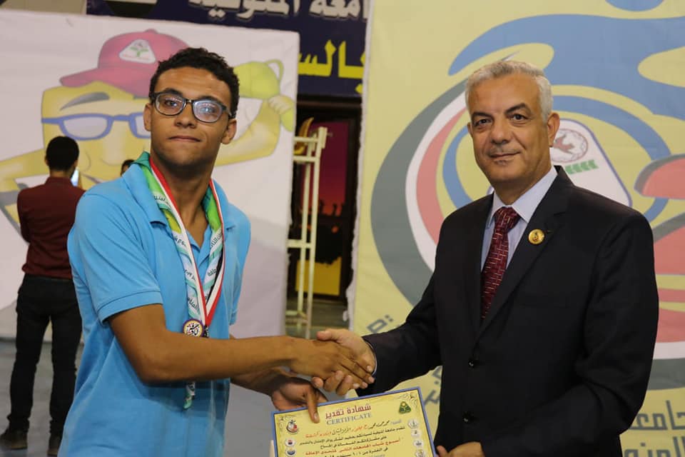 بالأسماء نتيجة منافسات الجواله فى اسبوع شباب الجامعات الثانى لمتحدى الاعاقة.. صـــــور