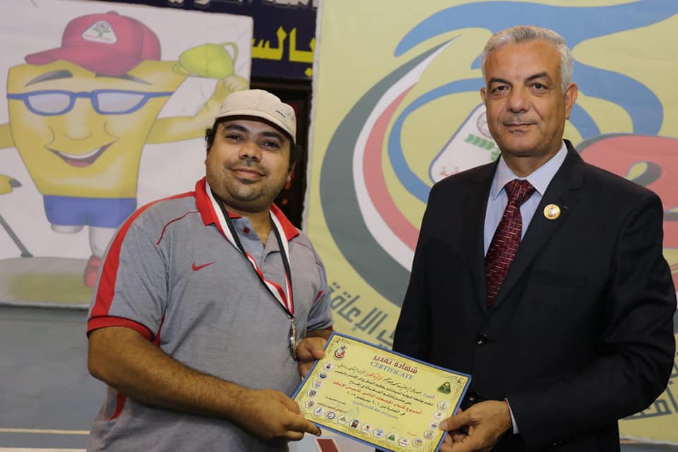 بالأسماء نتيجة منافسات الجواله فى اسبوع شباب الجامعات الثانى لمتحدى الاعاقة.. صـــــور