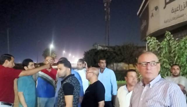 رئيس جهاز النوبارية الجديدة يتابع أهم الخدمات فى جولة ليلية.. صور
