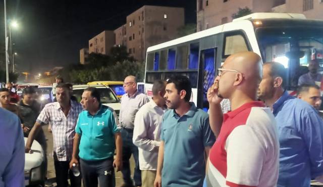 رئيس جهاز النوبارية الجديدة يتابع أهم الخدمات فى جولة ليلية.. صور