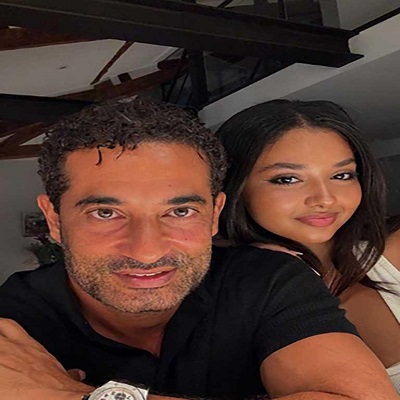 عمرو سعد وابنته حبية 