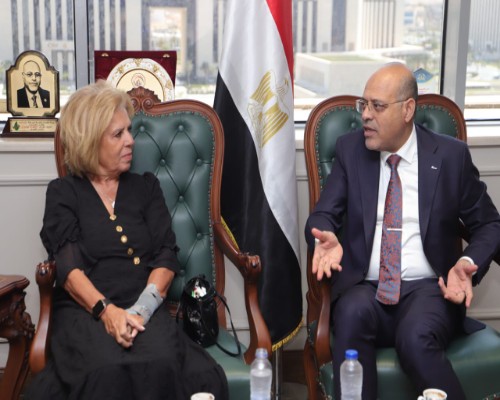وزير العمل يلتقي رئيسة المجلس القومي لحقوق الإنسان 