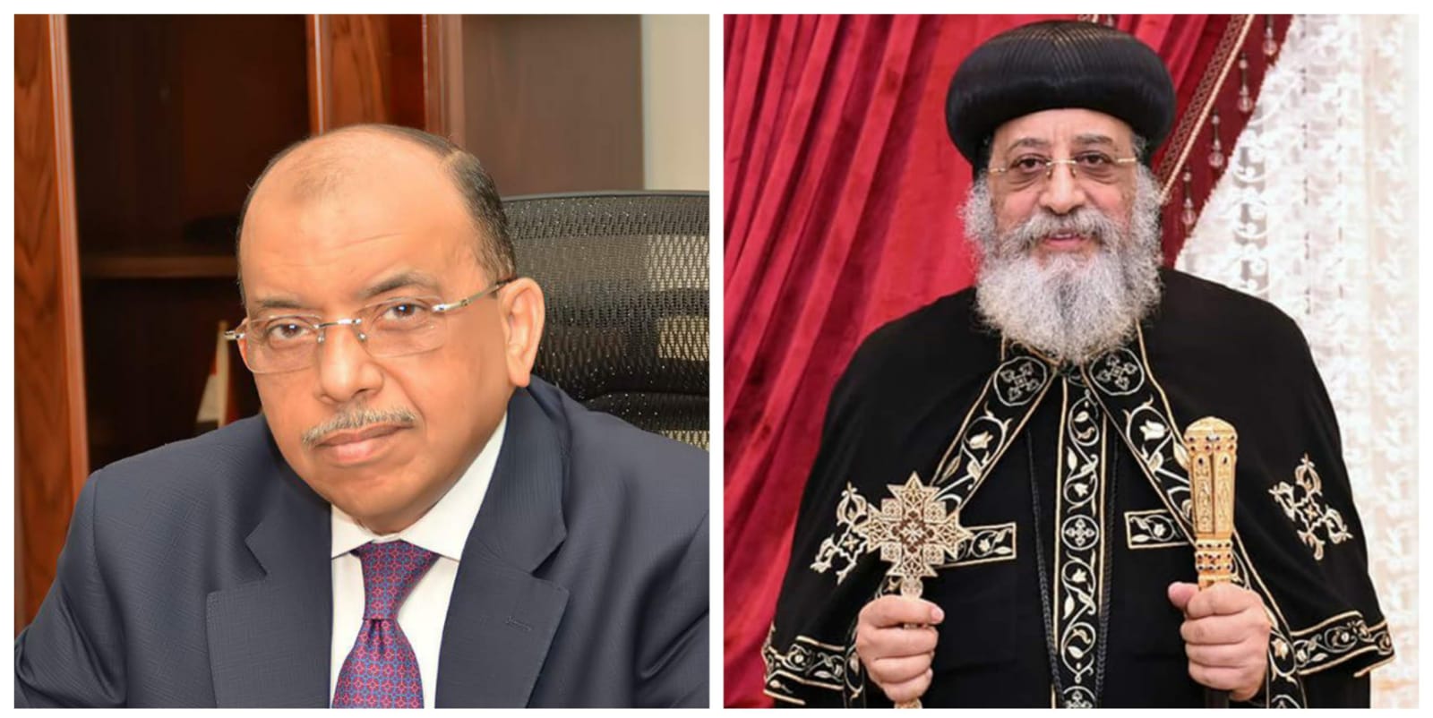 شعراوى يهنئ البابا تواضروس بعيد الميلاد المجيد