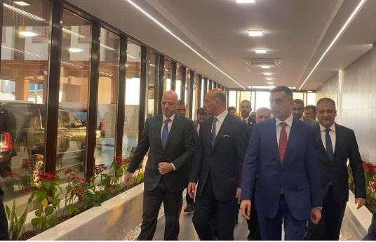 انفانتينو رئيس الاتحاد الدولى لكرة القدم    