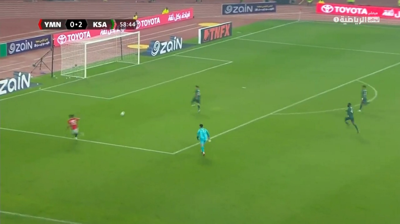 فرصة أحمد ماهر .. مباراة السعودية واليمن كأس الخليج 25