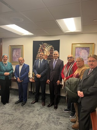 رئيس قطاع الشئون الثقافية يتابع أعمال المكتب الثقافي بكندا