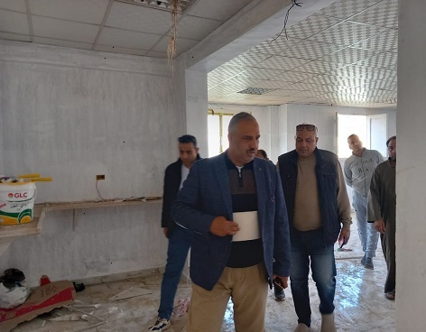 الصبروط يتابع تطوير المبنى الإدارى لمركز شباب ميت راضى ببنها 