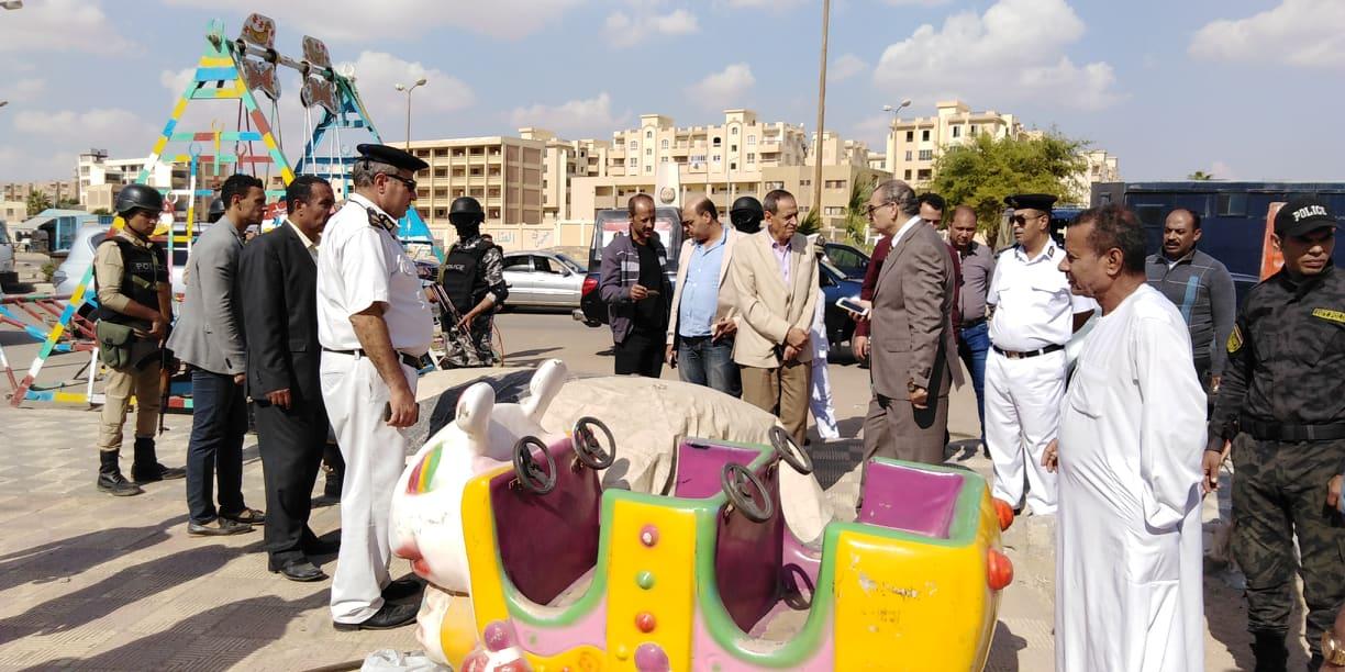  مدير أمن السويس يزيل 72 أشغالا بشوارع حى فيصل