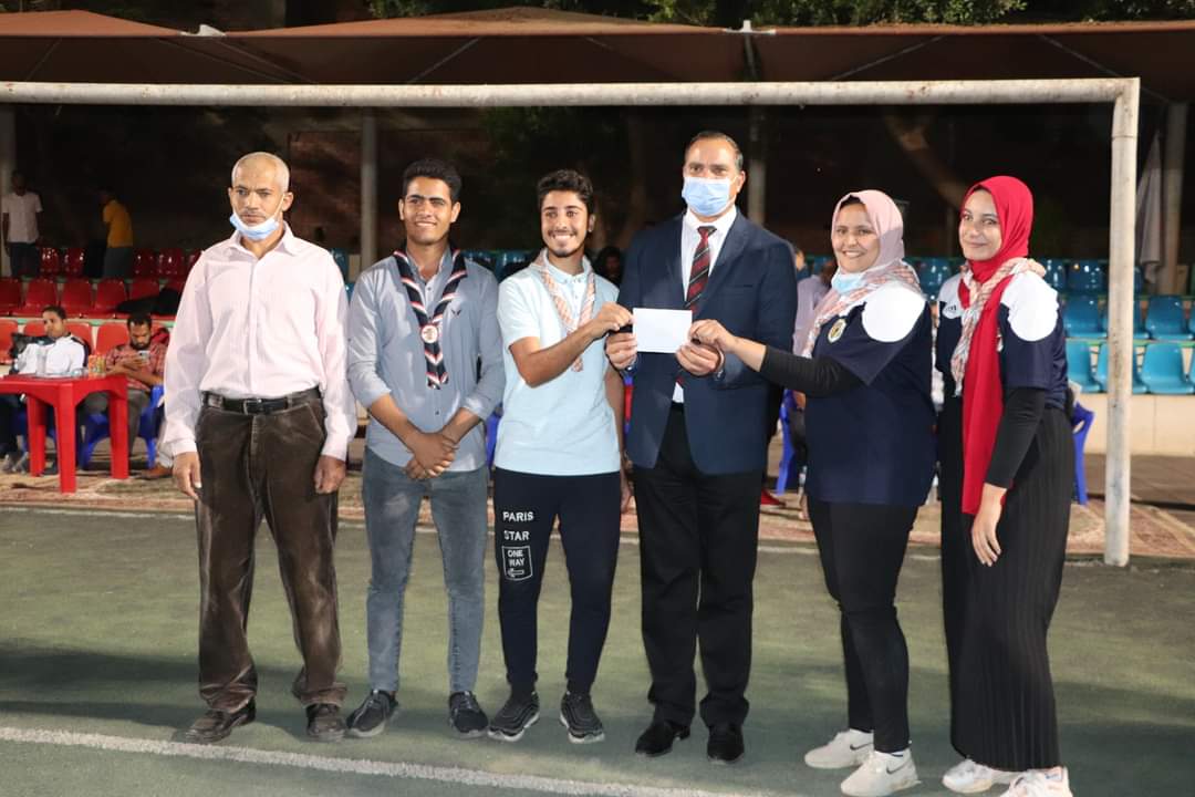 حفل توزيع جوائز مسابقة الرسم على الأسفلت بجامعة سوهاج