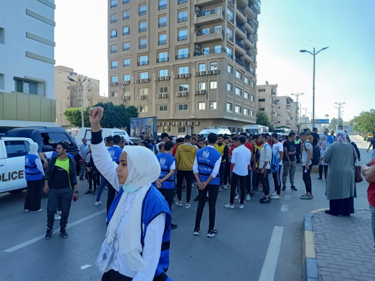 محافظ القليوبية ووكيل وزارة الشباب والرياضة يتقدمان ماراثون الجرى لشباب yly 